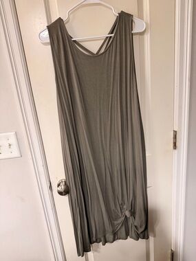 Maurices Olive Sleeveless Dress